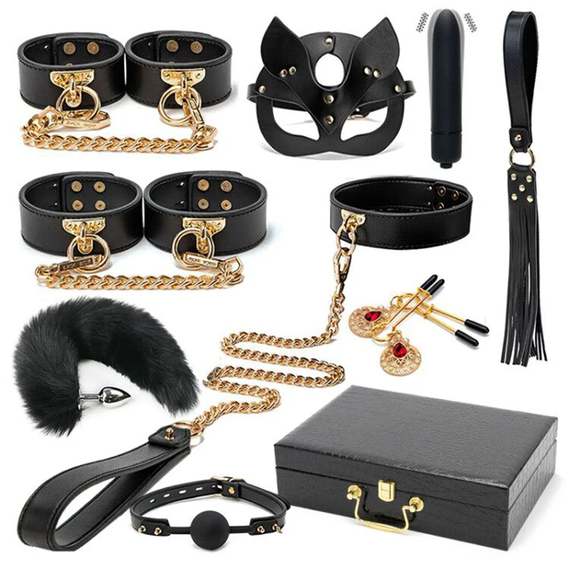 Genuine Leather Bondage Set